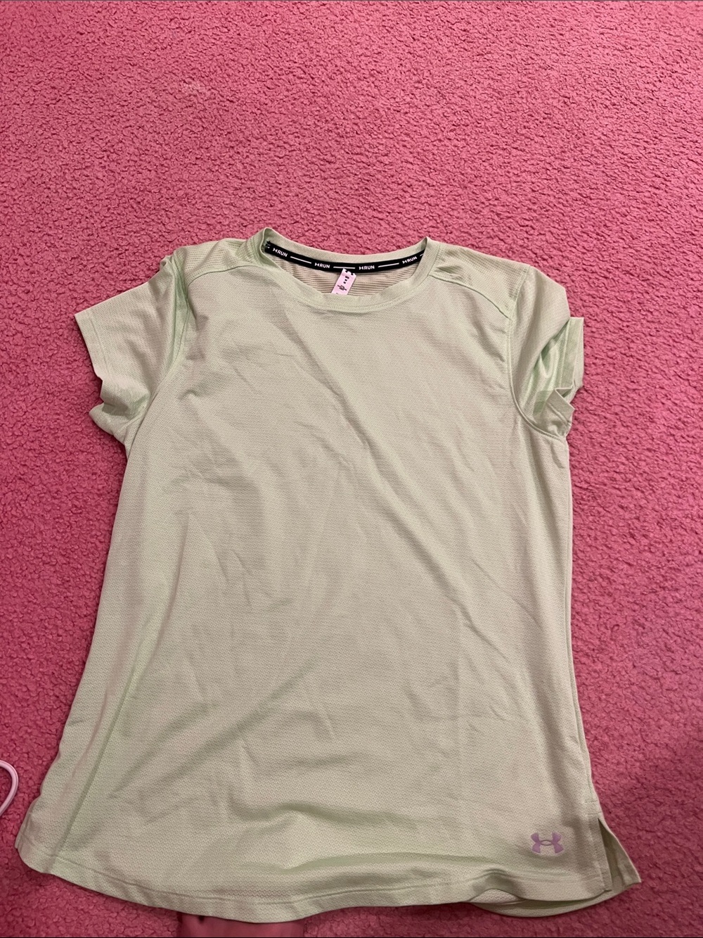 Under Armour Light Lime Green Women's Performance Muscle Tee